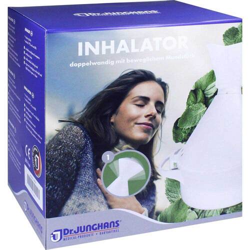 Inhalator Kunststoff doppelwandig bewegl.Mundst&uuml;ck - 1
