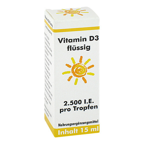 Vitamin D3 fl&uuml;ssig 2.500 I.E.Gerimed Tropf.zum Einnehmen - 1