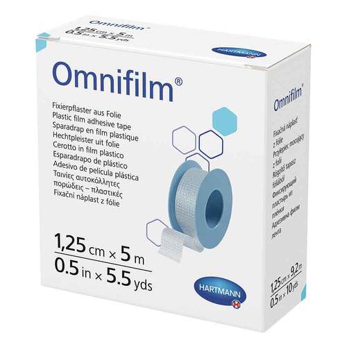 Omnifilm Fixierpflaster Folie 1,25 cmx5 m - 1