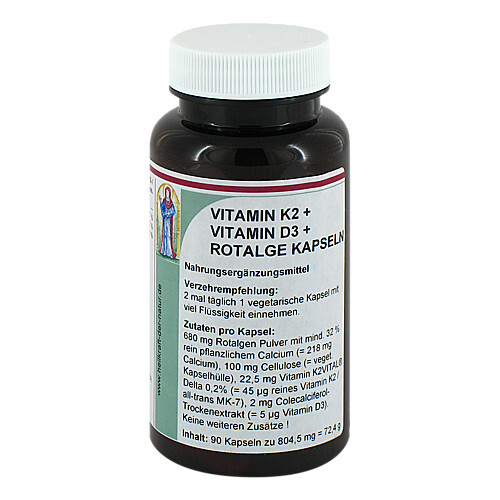 Vitamin K2 + Vitamin D3 + Rotalge Kapseln - 1