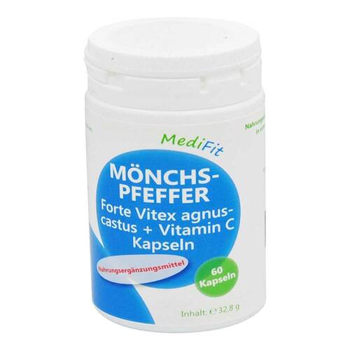 M&ouml;nchspfeffer Forte + Vitamin C Kapseln Medifit - 1