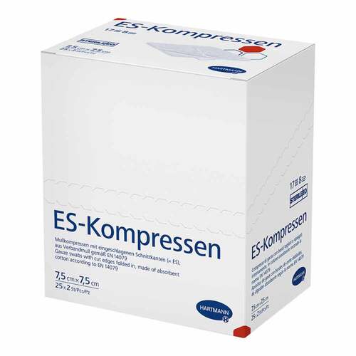 ES-Kompressen steril 7,5x7,5 cm 8fach Cpc - 1