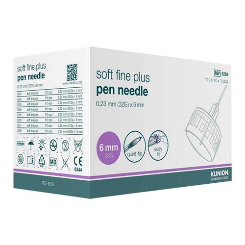 Klinion Soft fine plus Pen-Nadeln 6mm 32 G - 1