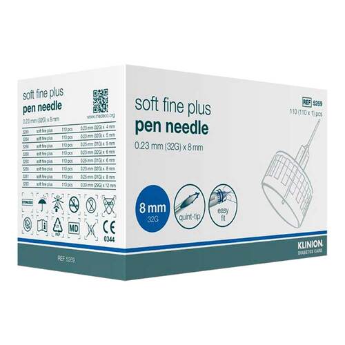 Klinion Soft fine plus Pen-Nadeln 8mm 32 G - 1