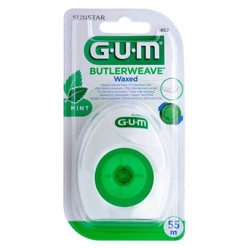GUM Butlerweave waxed Zahnseide mint - 1
