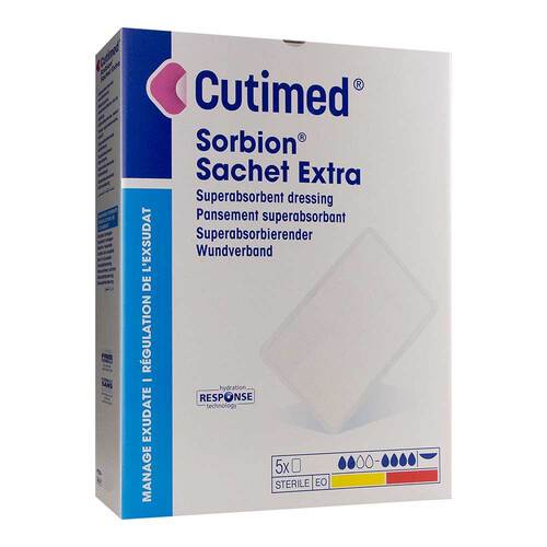 Sorbion Cutimed Sachet Extra Wundauflage 5x5 cm - 1