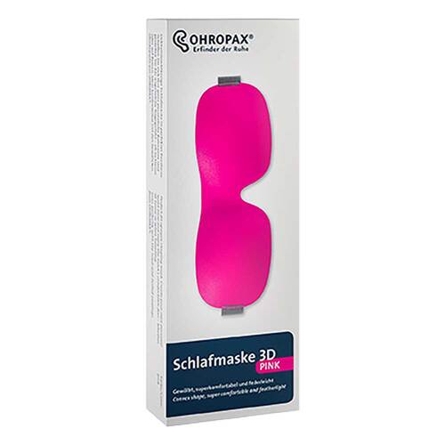 Ohropax Schlafmaske 3D pink - 1