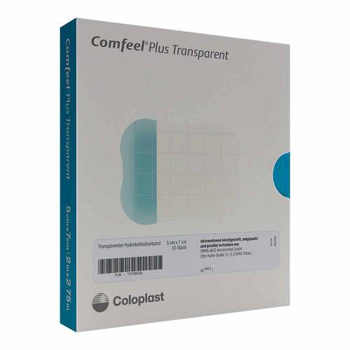 Comfeel plus transparenter Wundverband 5x7 cm 35300 - 1