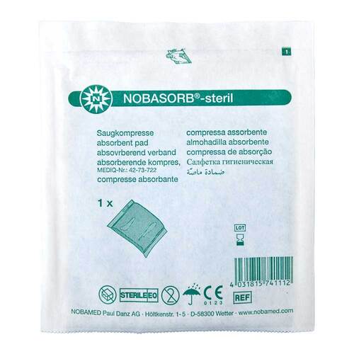 Nobasorb-steril Saugkompressen 10x15 cm P1 - 1