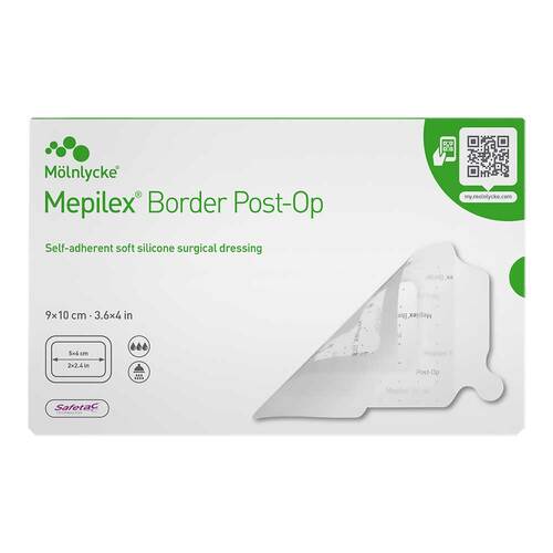 Mepilex Border Post-Op Schaumverband haftend 9x10 cm - 1