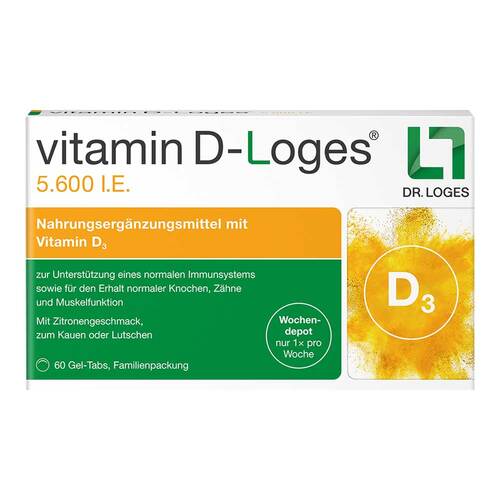 Vitamin D-Loges 5.600 I.E. Kautabletten - 1