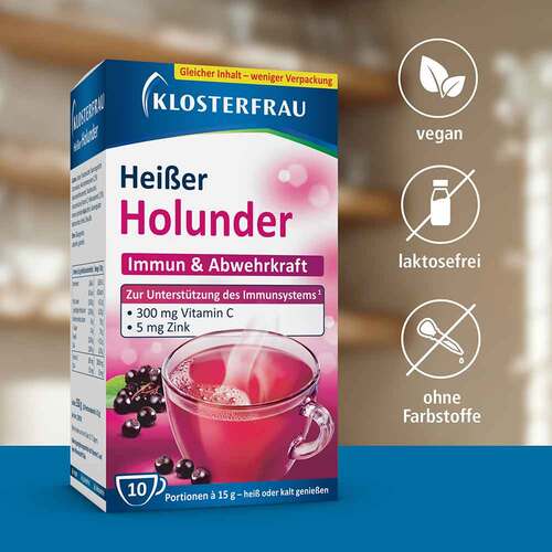 Klosterfrau Broncholind Hei&szlig;er Holunder Granulat - 5