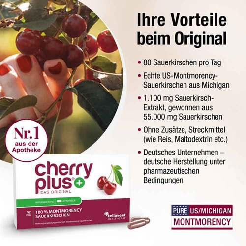 Cherryplus Montmorency Sauerkirschkapseln - 3