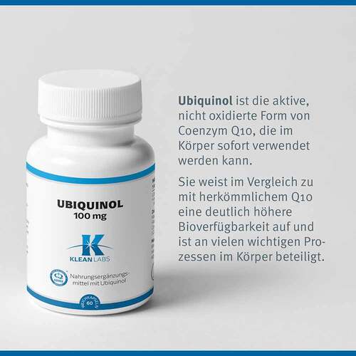 Ubiquinol Coenzym Q10 reduziert 100 mg Kapseln - 4