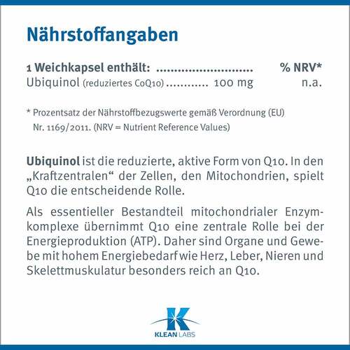 Ubiquinol Coenzym Q10 reduziert 100 mg Kapseln - 5