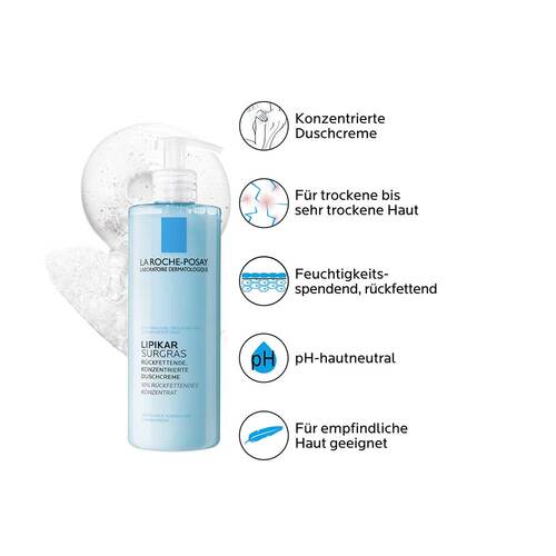 La Roche-Posay Lipikar Surgras Duschcreme - 3