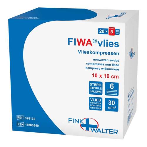 Vlieskompressen 10x10 cm steril 6fach - 1