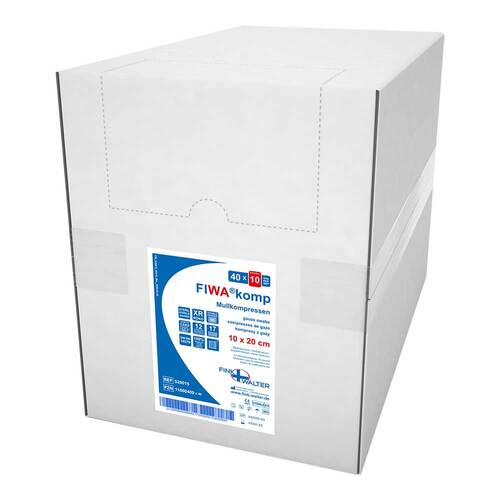 Mullkompressen 10x20 cm steril 12fach RK Fiwakomp - 1