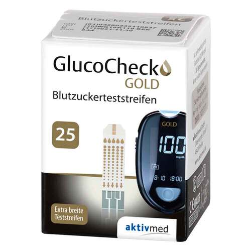 Gluco Check Gold Blutzuckerteststreifen - 1