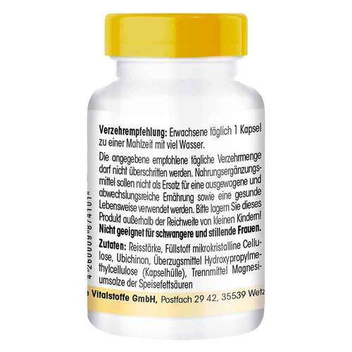 Ubichinon Q10 100 mg Kapseln - 2