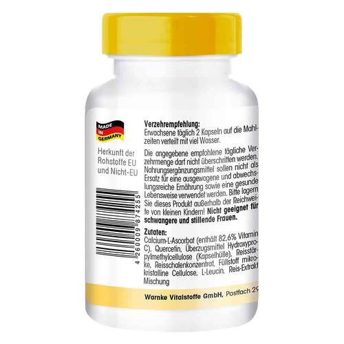 Quercetin mit Vitamin C Kapseln - 3