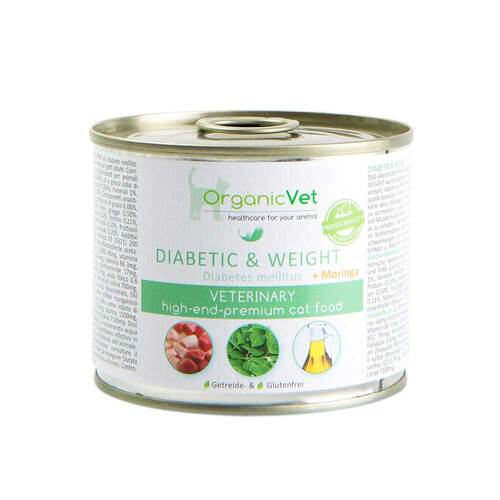 Organicvet Katze Nassnahrung diabetic &amp; weight - 1