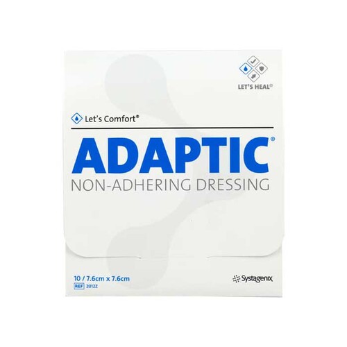 Adaptic 7,6x7,6 cm feuchte Wundauflage - 1