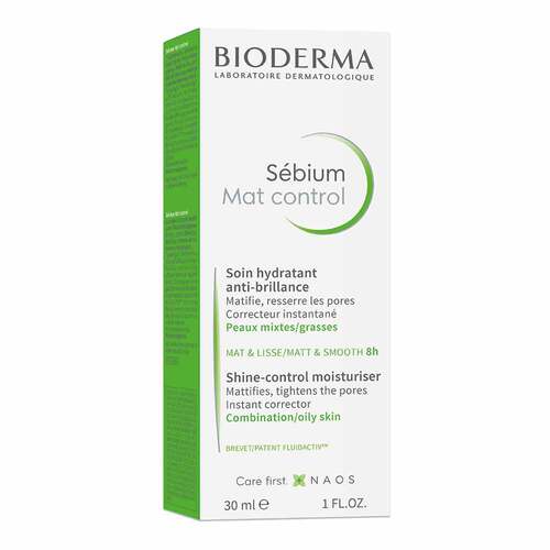 Bioderma Sebium Mat Control 30 ml Tube f&uuml;r Mischhaut und &ouml;lige Haut - 2