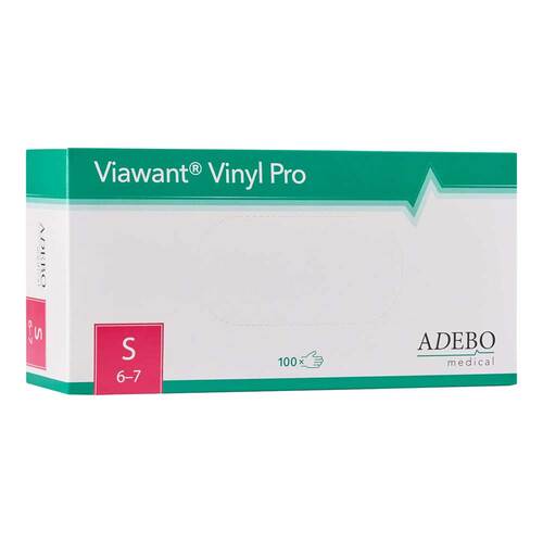 Viawant Handschuhe Vinyl Pro puderfrei Gr&ouml;&szlig;e S - 1