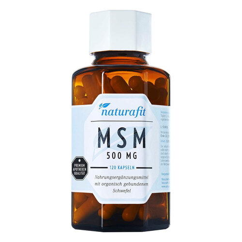 Naturafit MSM 500 mg Kapseln - 1
