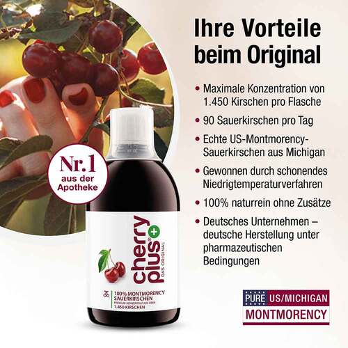 Cherryplus Das Original Montmorency Sauerk.-Konzentrat  - 4