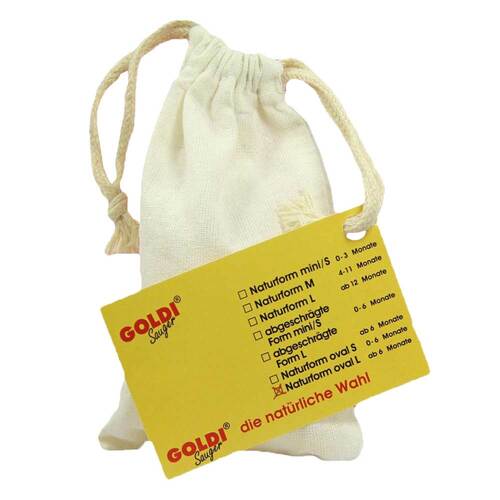 Goldisauger oval ab 6 Monate i.Polybeutel - 1