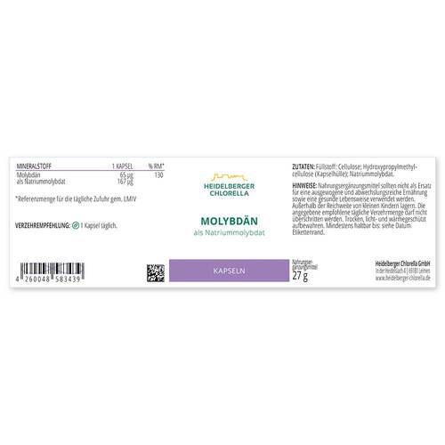 Molybd&auml;n Kapseln - 2