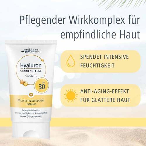 Hyaluron Sonnenpflege Gesicht LSF 30 - 5