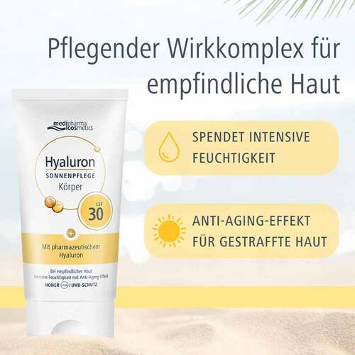 Hyaluron Sonnenpflege K&ouml;rper LSF 30 - 5