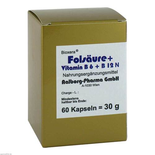 Fols&auml;ure + Vitamin B6 + B12 Komplex N Kapseln - 1