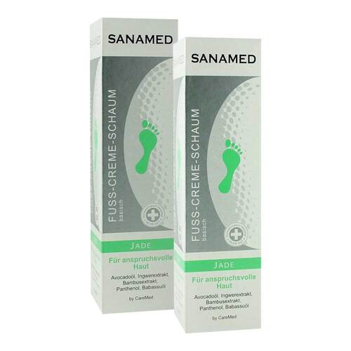 Sanamed Fu&szlig;-Creme-Schaum Jade - 1