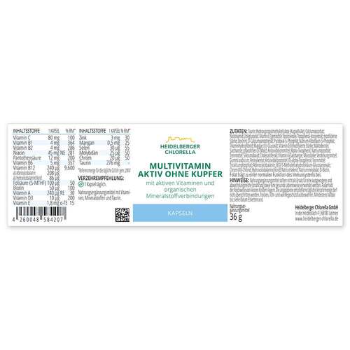Multivitamin Aktiv ohne Kupfer Kapseln - 2