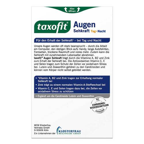 Taxofit Augen Sehkraft Kapseln - 7