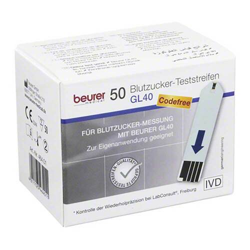 Beurer GL40 Blutzuckerteststreifen - 1
