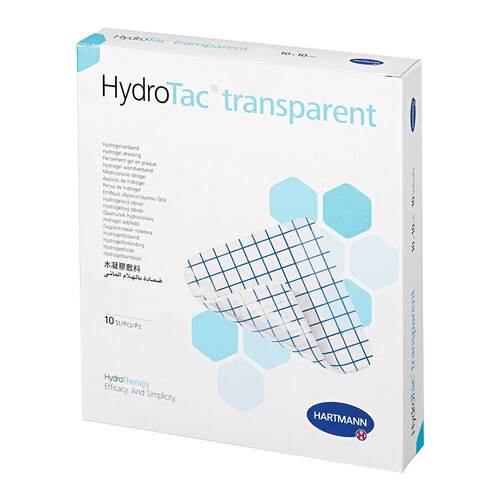 Hydrotac transparent Hydrogelverband 5x7,5 cm - 1