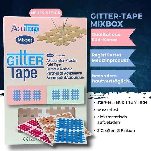 Gitter Tape Acutop Mix Set - 3