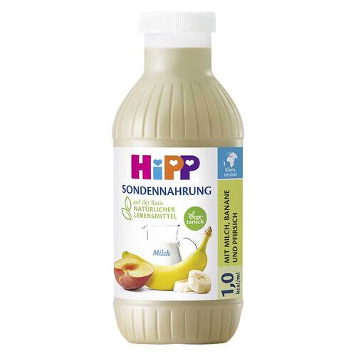 Hipp Sondennahrung Milch Banane &amp; Pfirsich KS.Fl. - 1