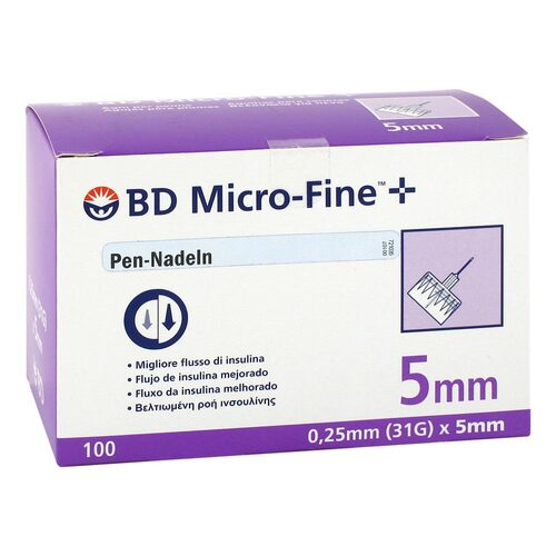 BD Micro-Fine + Pen-Nadeln 0,25x5 mm 31 G - 1