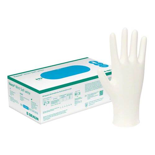 Vasco Nitril Soft white Untersuchungshandschuhe puderfrei XS - 1