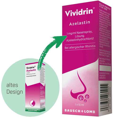 Vividrin® Azelastin Nasenspray Akuthilfe bei Heuschnupfen und Allergien - 2