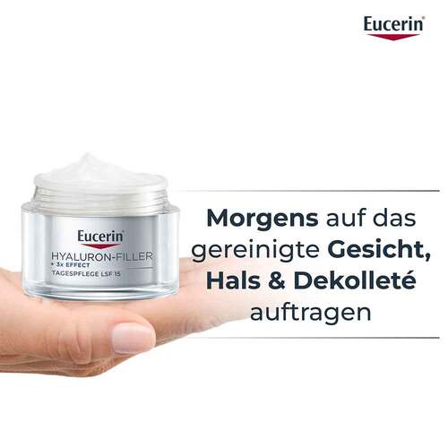 Eucerin Hyaluron-Filler Tagescreme f&uuml;r normale und Mischhaut Tiegel LSF 15 - 8