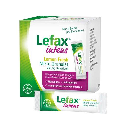 Lefax intens Lemon Fresh Mikro Granulat 250 mg Simeticon - 1