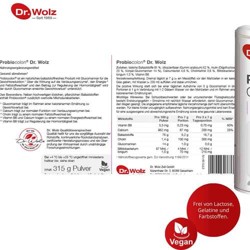 Probiocolon Gewichtsreduktion Dr. Wolz Pulver - 6
