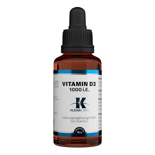 Vitamin D3 1.000 I.E. pro Tropfen - 1